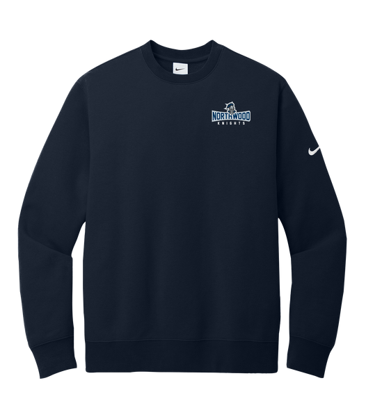 Northwood Knights Adult Club Fleece Crewneck with Embroidered Logo