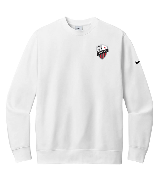 SWYSC Adult Nike Club Fleece Crewneck with Embroidered Logo