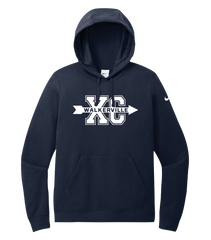 Walkerville Track & Field Adult Nike Fleece Pull Over Hooded Sweatshirt with Printed Logo