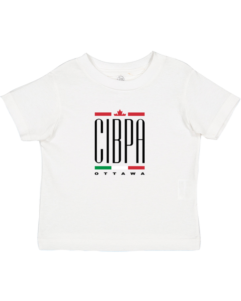 CIBPA Ottawa Toddler Cotton Jersey T-Shirt with Printed Logo