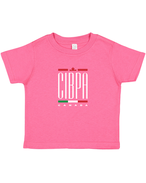 CIBPA Canada Toddler Cotton Jersey T-Shirt with Printed Logo