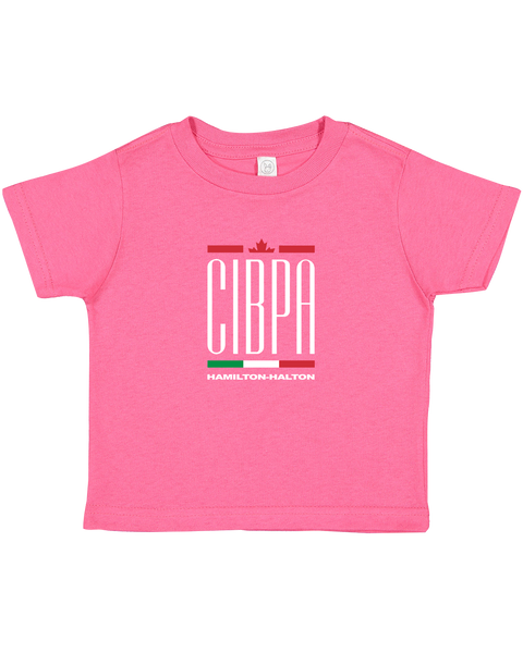 CIBPA Hamilton-Halton Toddler Cotton Jersey T-Shirt with Printed Logo