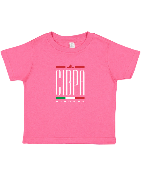 CIBPA Niagara Toddler Cotton Jersey T-Shirt with Printed Logo