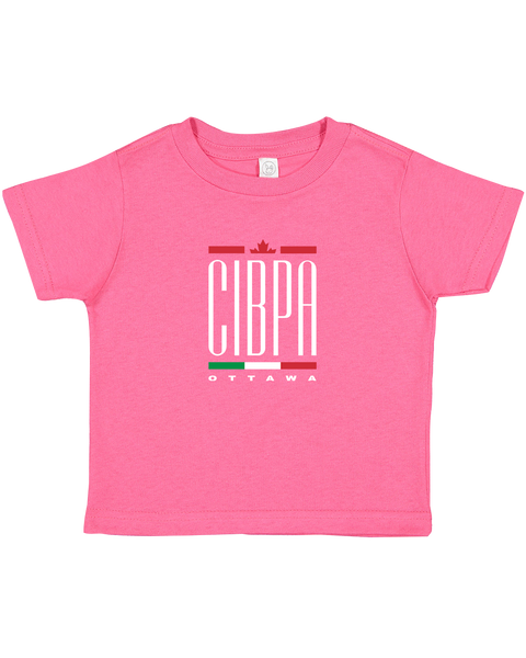 CIBPA Ottawa Toddler Cotton Jersey T-Shirt with Printed Logo