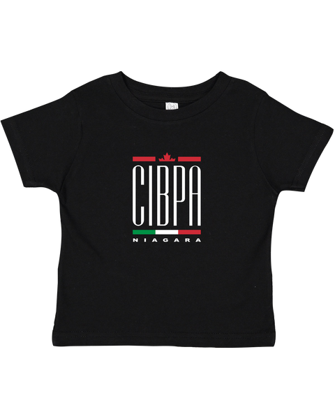 CIBPA Niagara Toddler Cotton Jersey T-Shirt with Printed Logo