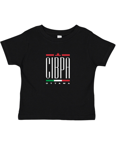 CIBPA Ottawa Toddler Cotton Jersey T-Shirt with Printed Logo