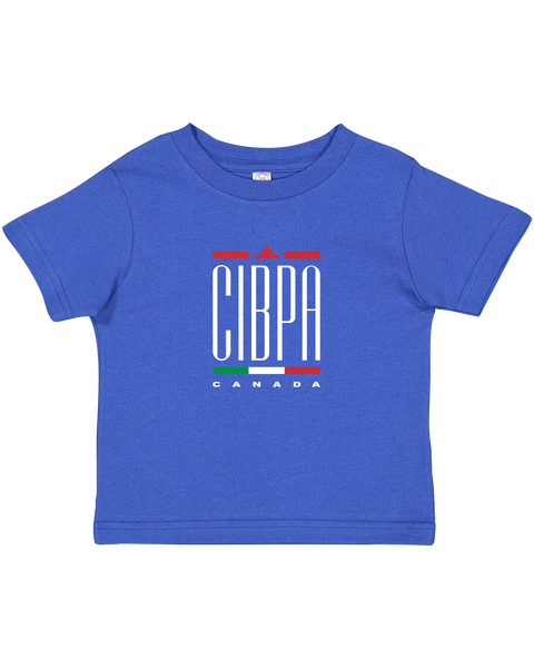 CIBPA Canada Toddler Cotton Jersey T-Shirt with Printed Logo