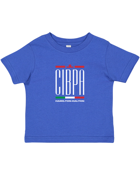 CIBPA Hamilton-Halton Toddler Cotton Jersey T-Shirt with Printed Logo