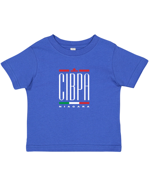 CIBPA Niagara Toddler Cotton Jersey T-Shirt with Printed Logo
