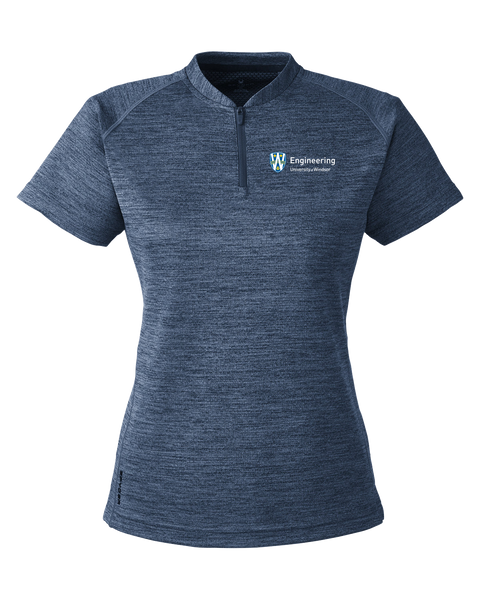 U of W Engineering Ladies' Spyder Blade Collar Polo with Embroidered Logo