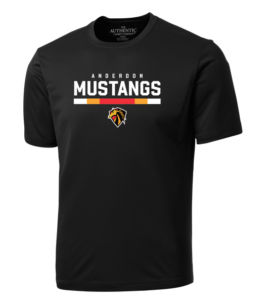 Anderdon Mustangs Adult Dri-Fit T-Shirt with Printed Logo