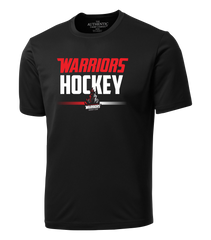 Warriors Hockey Adult Dri-Fit T-Shirt with Printed Logo