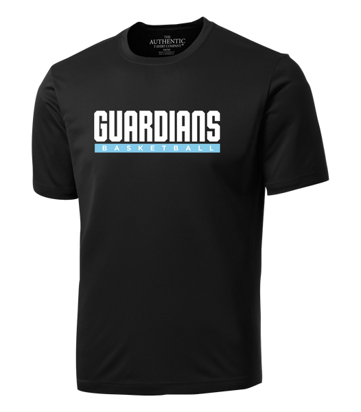 Guardians Basketball Block Letters Youth Dri-Fit T-Shirt with Printed Logo