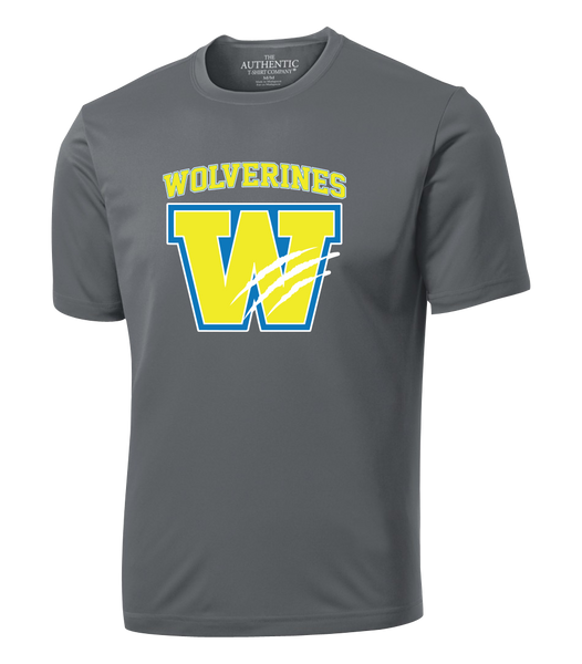 Wolverines Adult Dri-Fit T-Shirt with Printed Logo