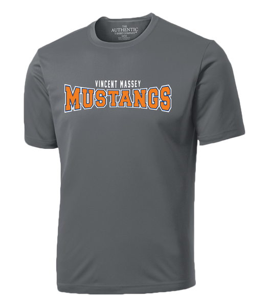 Vincent Massey Adult Dri-Fit T-Shirt with Printed Logo