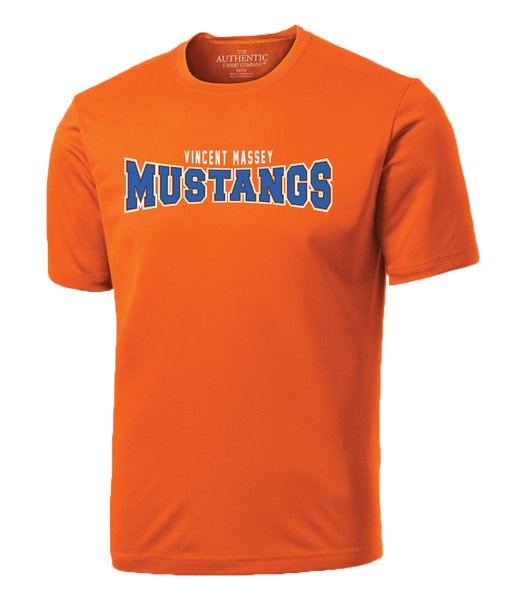Vincent Massey Adult Dri-Fit T-Shirt with Printed Logo