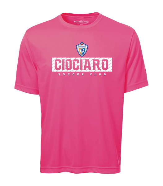Ciociaro Soccer Club Block Letters Adult Dri-Fit T-Shirt with Printed Logo