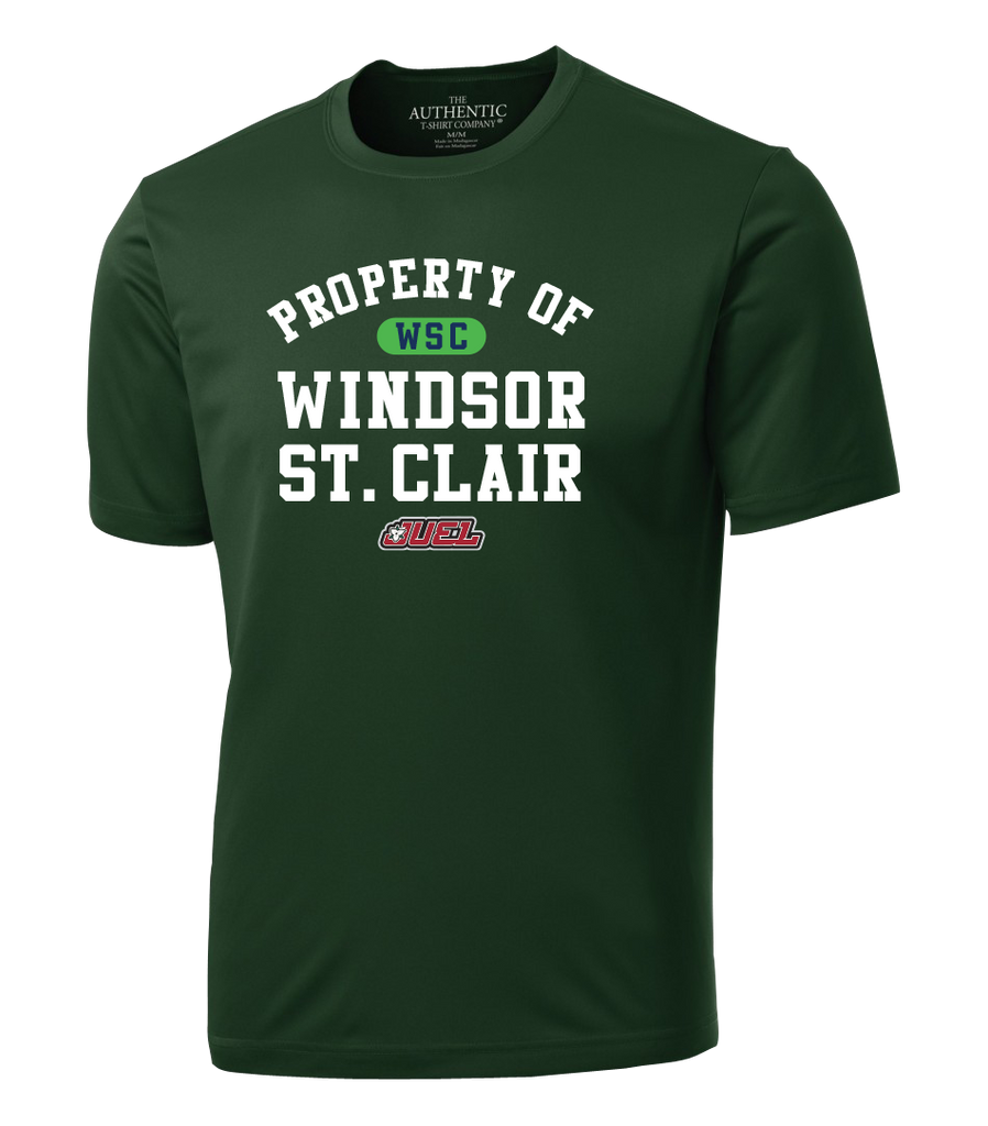 Property of Windsor St. Clair Basketball Adult Dri-Fit T-Shirt with Printed Logo