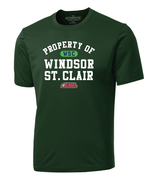Property of Windsor St. Clair Basketball Adult Dri-Fit T-Shirt with Printed Logo
