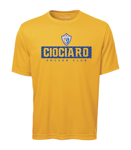 Ciociaro Soccer Club Block Letters Adult Dri-Fit T-Shirt with Printed Logo