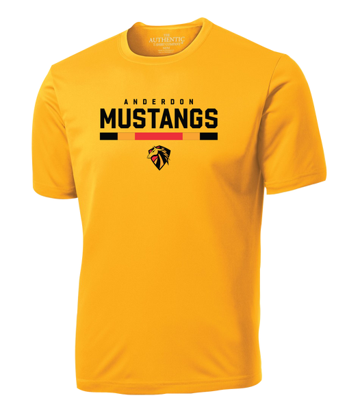 Anderdon Mustangs Adult Dri-Fit T-Shirt with Printed Logo