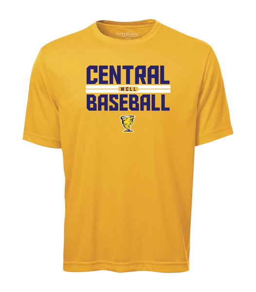 Central Baseball Youth Dri-Fit T-Shirt with Printed Logo