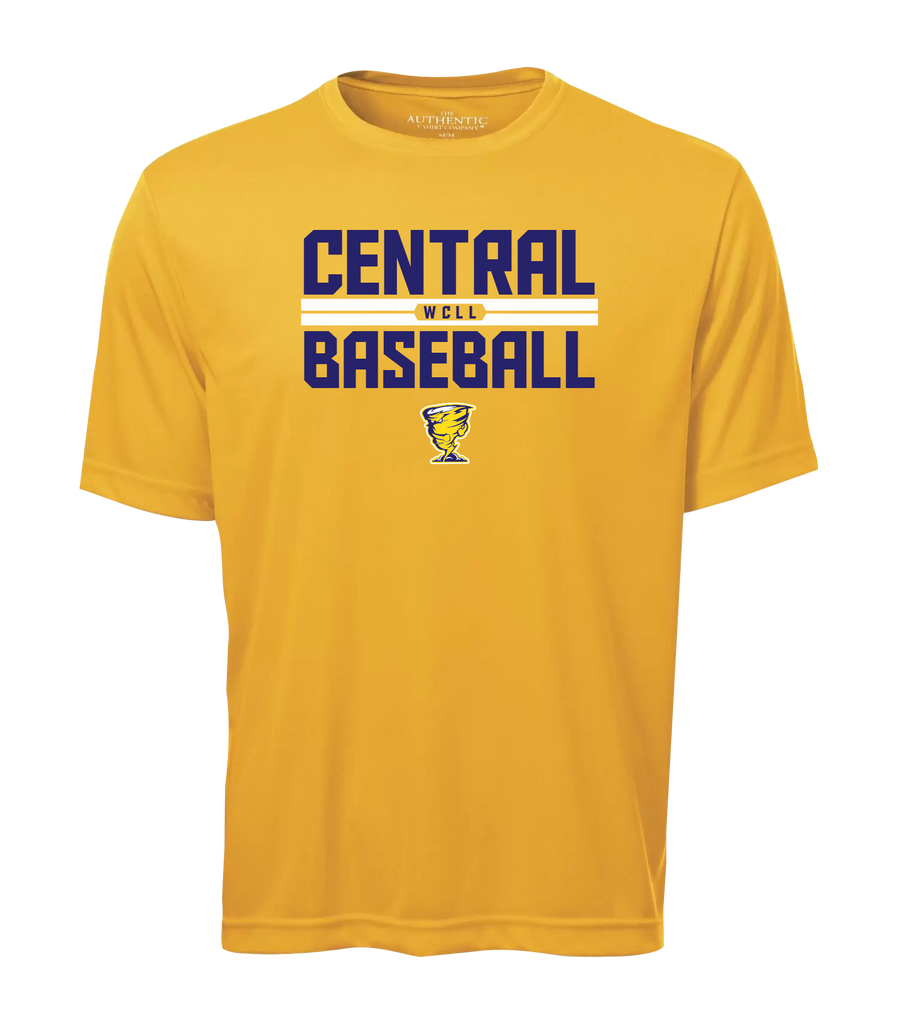 Central Baseball Adult Dri-Fit T-Shirt with Printed Logo