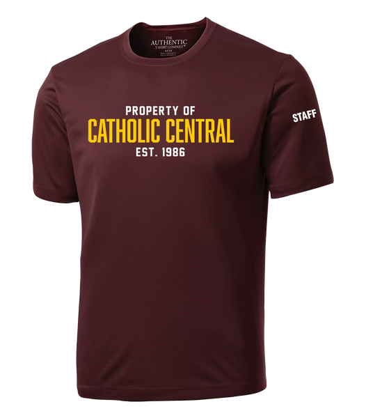 Catholic Central Adult Dri-Fit T-Shirt with Printed Logo