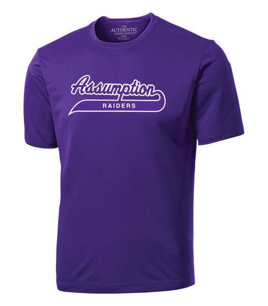Assumption Raiders Adult Dri-Fit T-Shirt with Printed Logo