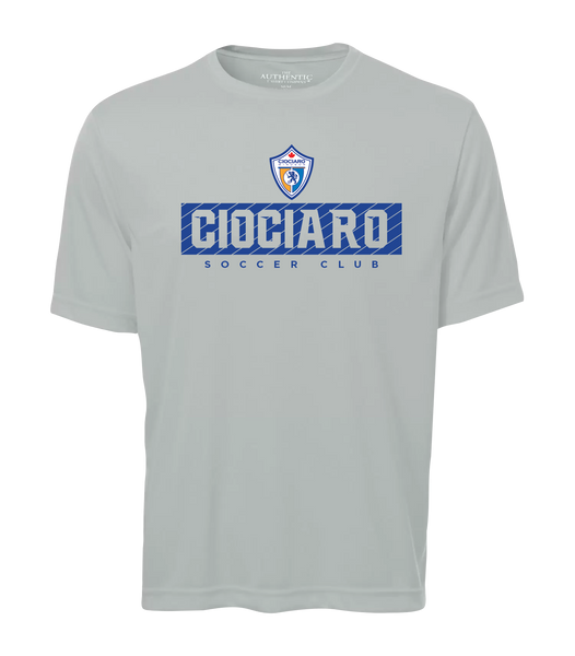 Ciociaro Soccer Club Block Letters Adult Dri-Fit T-Shirt with Printed Logo