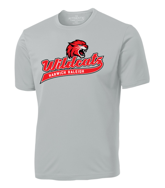 Harwich Raleigh Wildcats Script Adult Dri-Fit T-Shirt with Printed Logo