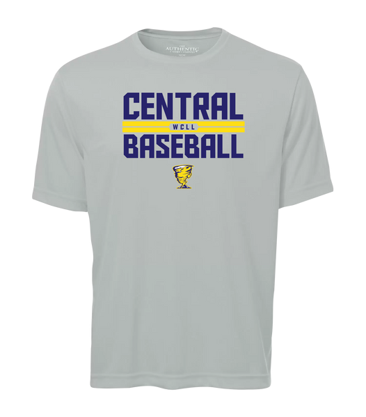 Central Baseball Youth Dri-Fit T-Shirt with Printed Logo