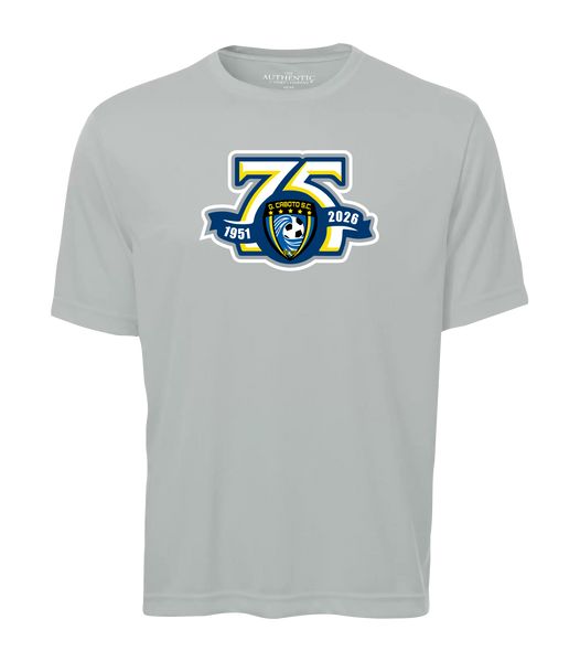 Caboto Soccer Club 75th Anniversary Crest Youth Dri-Fit T-Shirt with Printed Logo
