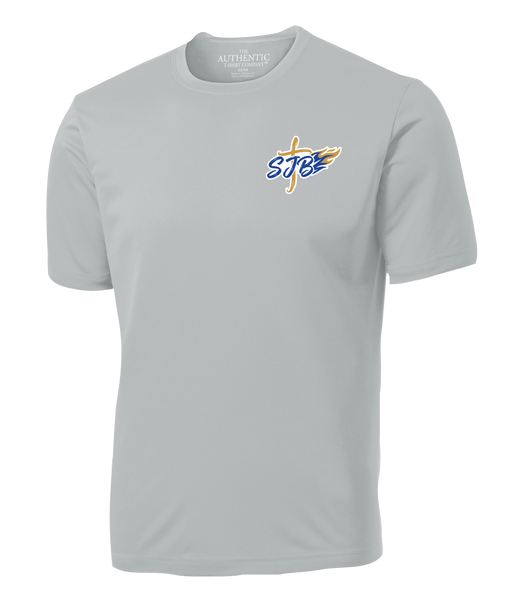 St. John the Baptist Staff Adult Dri-Fit T-Shirt with Printed Logo