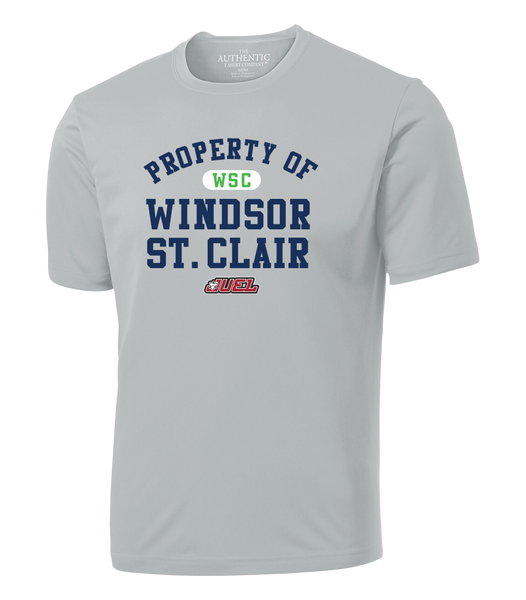 Property of Windsor St. Clair Basketball Adult Dri-Fit T-Shirt with Printed Logo