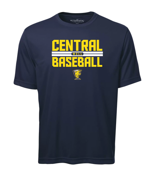 Central Baseball Adult Dri-Fit T-Shirt with Printed Logo