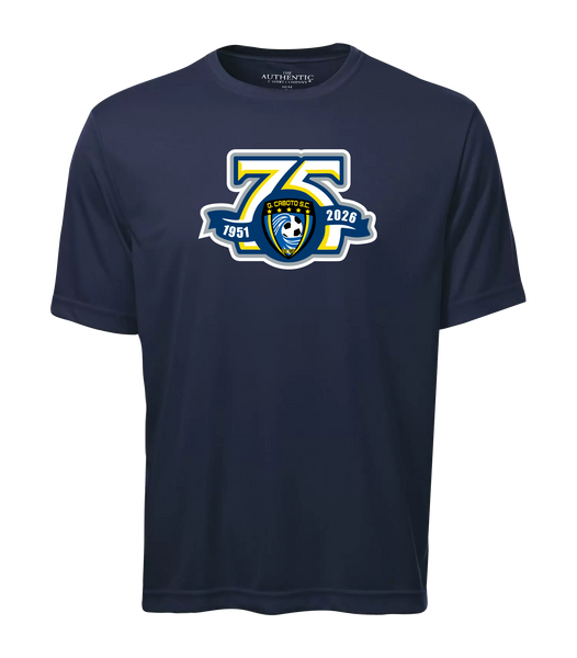 Caboto Soccer Club 75th Anniversary Crest Youth Dri-Fit T-Shirt with Printed Logo