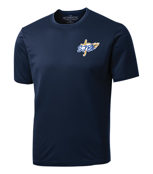 St. John the Baptist Staff Adult Dri-Fit T-Shirt with Printed Logo