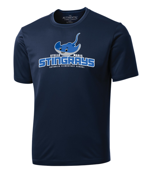 Stella Maris Stingrays Adult Dri-Fit T-Shirt with Printed Logo