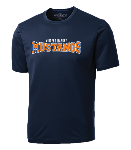 Vincent Massey Adult Dri-Fit T-Shirt with Printed Logo