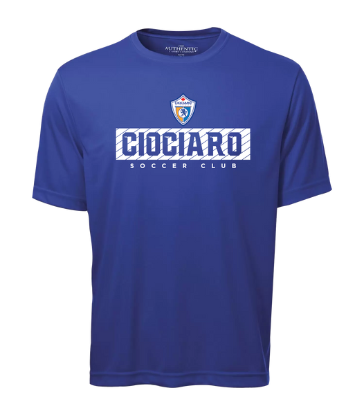 Ciociaro Soccer Club Block Letters Youth Dri-Fit T-Shirt with Printed Logo