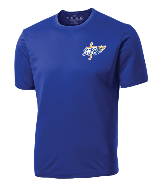 St. John the Baptist Staff Adult Dri-Fit T-Shirt with Printed Logo