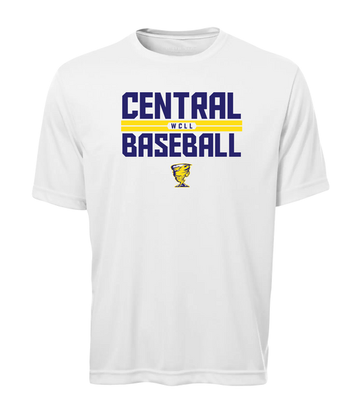 Central Baseball Youth Dri-Fit T-Shirt with Printed Logo
