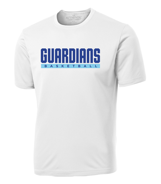 Guardians Basketball Block Letters Youth Dri-Fit T-Shirt with Printed Logo