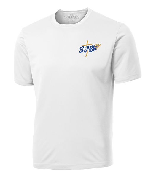 St. John the Baptist Staff Adult Dri-Fit T-Shirt with Printed Logo