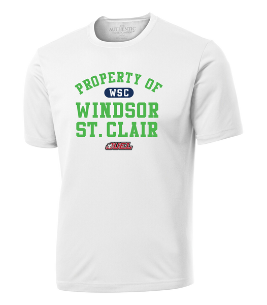 Property of Windsor St. Clair Basketball Adult Dri-Fit T-Shirt with Printed Logo