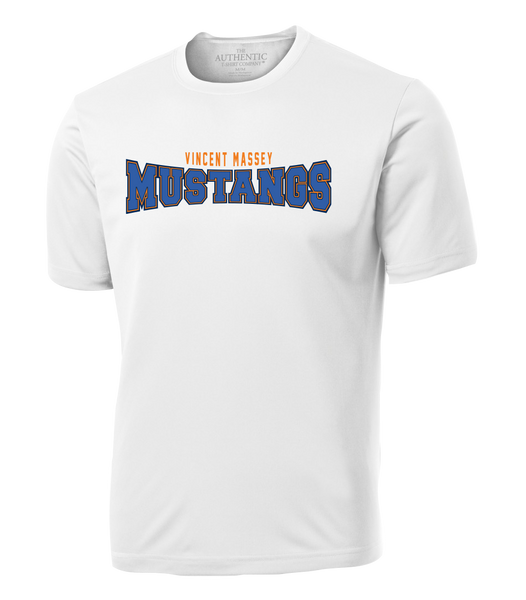 Vincent Massey Adult Dri-Fit T-Shirt with Printed Logo
