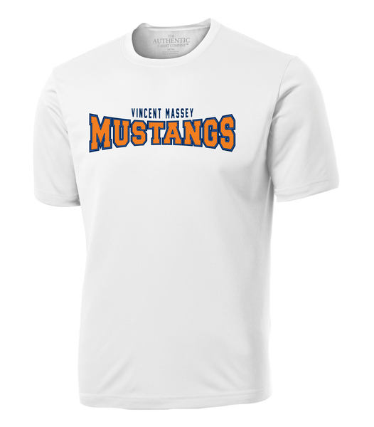 Vincent Massey Adult Dri-Fit T-Shirt with Printed Logo