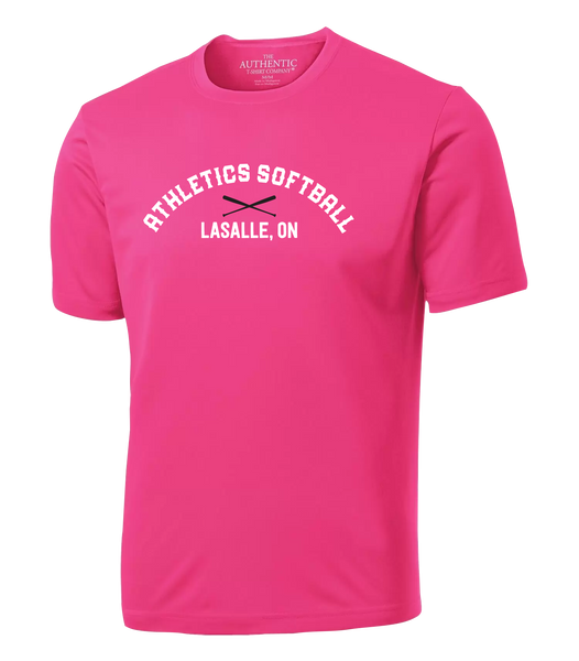 Athletics Softball Youth Dri-Fit Tee with Printed Logo