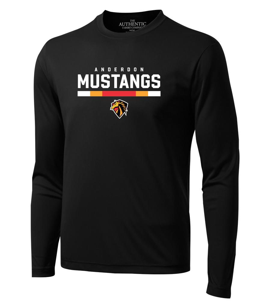 Anderdon Mustangs Youth Dri-Fit Long Sleeve with Printed Logo